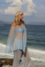 Poncho Blue Aura